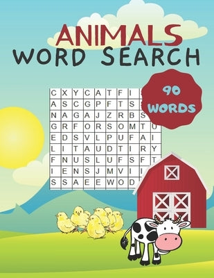 Animals Word Search: Fun and Educational Large Print Animal Word Search Puzzle Book For Kids by Publishing, Library