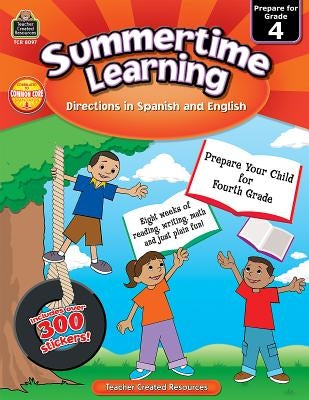 Summertime Learning Grd 4 - Spanish Directions by Teacher Created Resources