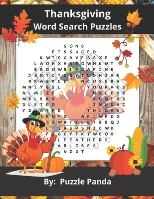 Thanksgiving Word Search Puzzles by Conner, Kasey
