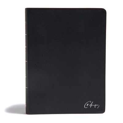 KJV Spurgeon Study Bible, Black Genuine Leather by Holman Bible Publishers