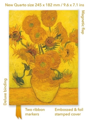 Vincent Van Gogh: Sunflowers (Foiled Quarto Journal) by Flame Tree Studio
