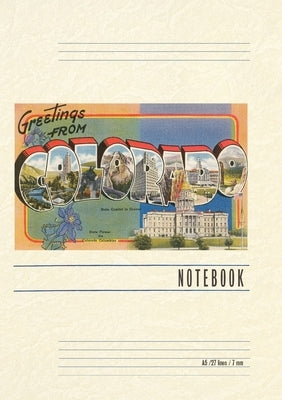 Vintage Lined Notebook Greetings from Colorado by Found Image Press