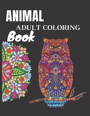 Animal Adult Coloring Book: 80 Pages of Animal Coloring size 8.5" 11" by Coloring, Wise