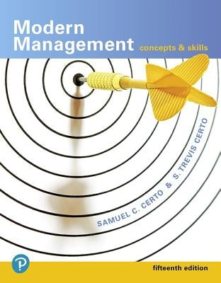Modern Management: Concepts and Skills by Certo, Samuel