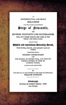 Siege of Newcastle by Lithgow, William