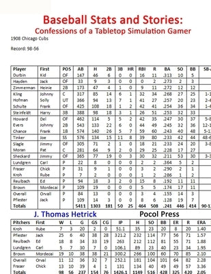 Baseball Stats and Stories: Confessions of Tabletop Simulation Gamer by Hetrick, J. Thomas