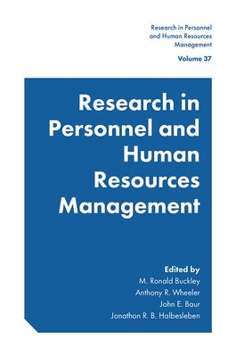 Research in Personnel and Human Resources Management by Baur, John E.