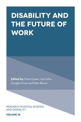 Disability and the Future of Work by Hyseni, Fitore