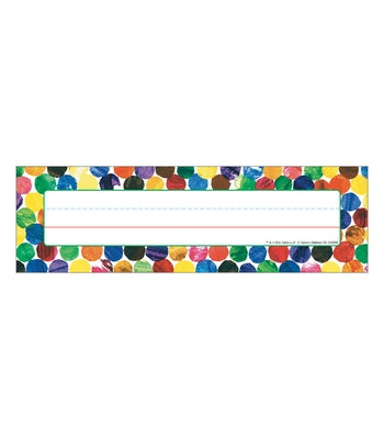 Eric Carle Dots Nameplates by Carson Dellosa Education