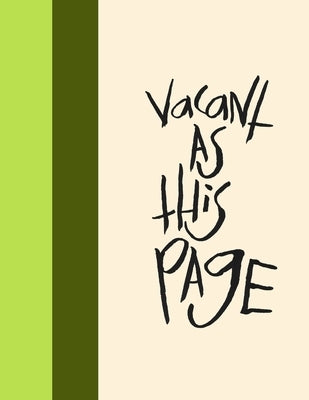 Madding Mission "Vacant As This Page" Jotter Book by Kon, Desmond