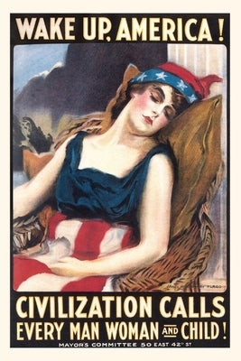 Vintage Journal Wake Up America by Found Image Press