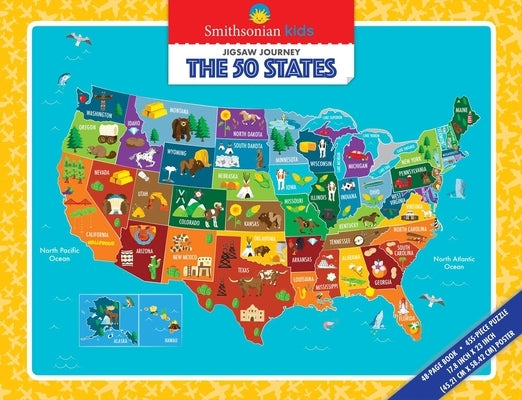Smithsonian Kids Jigsaw Journeys: The 50 States by Strother, Ruth