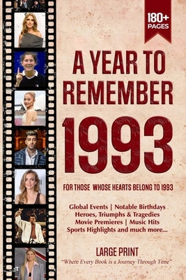 A Year To Remember 1993 History Book: A Nostalgic Tribute for the Radio Babies with Heartfelt Memories of 1993 - An Ideal Gift for Birthdays, Annivers by Lab, Edward Art
