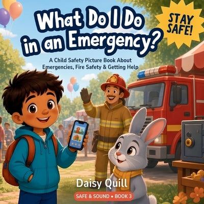 What Do I Do in an Emergency?: A Child Safety Picture Book About Emergencies, Fire Safety, and Calling for Help (Ages 4-8) by Quill, Daisy