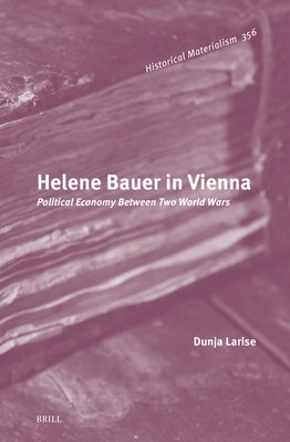 Helene Bauer in Vienna: Political Economy Between Two World Wars by Larise, Dunja