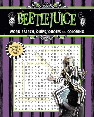 Beetlejuice Word Search, Quips, Quotes, and Coloring by Editors of Thunder Bay Press