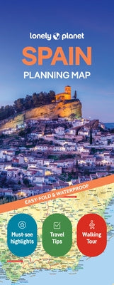 Lonely Planet Spain Planning Map by Planet, Lonely