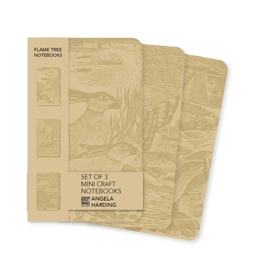 Angela Harding Set of 3 Mini Craft Notebooks by Flame Tree Studio