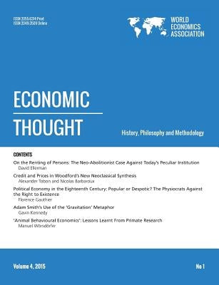 Economic Thought, Vol 4, No 1, 2015 by Wea
