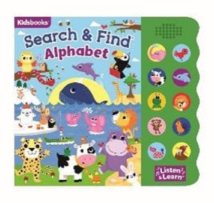 Search & Find Alphabet 10-Button Sound Book [With Battery] by Kidsbooks