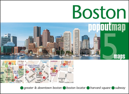 Boston Popout Map by Map, Popout
