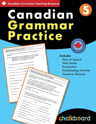 Canadian Grammar Practice Grade 5 by MacDonald, David