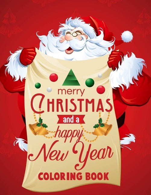Christmas coloring book: Merry Christmas Coloring Book with Fun, Easy, and Relaxing Designs for Adults Featuring Beautiful Winter Florals, Fest by Press House, Blue Moon