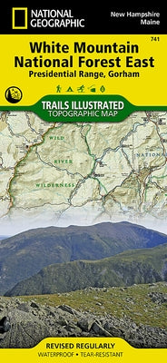White Mountain National Forest East Map [Presidential Range, Gorham] by National Geographic Maps - Trails Illust