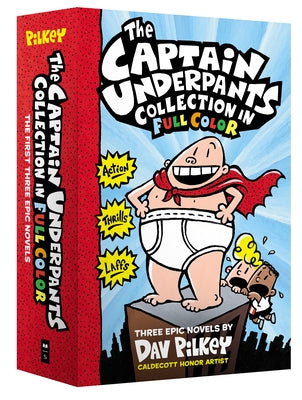 The Captain Underpants Color Collection (Captain Underpants #1-3 Boxed Set) by Pilkey, Dav