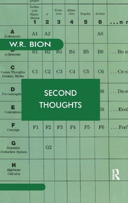 Second Thoughts: Selected Papers on Psychoanalysis by R. Bion, Wilfred