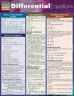 Differential Equations by Yablonsky, Ken