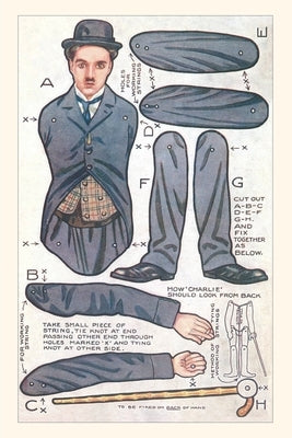 Vintage Journal Charlie Chaplin Doll by Found Image Press