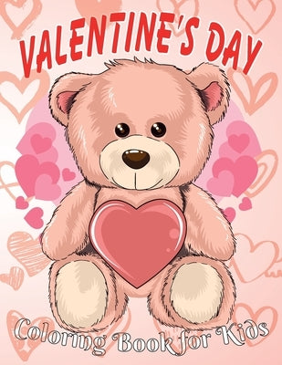 Valentine's Day Coloring Book for Kids: 8.5*11, 100 page - Valentine's day gift 2021 - Cute Coloring Book for Little boys and girls - Animals, Unicorn by Obeezon