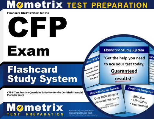 Flashcard Study System for the CFP Exam: CFP Test Practice Questions & Review for the Certified Financial Planner Exam by Mometrix Financial Certification Test Te
