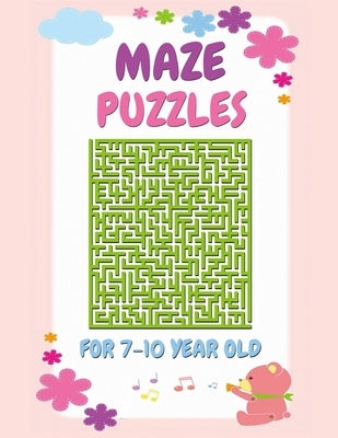 Maze Puzzles For 7-10 Year Olds: Large Print Fun Maze Activity Book For Kids With Solutions by Press, Onlinegamefree