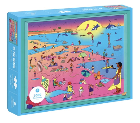 At the Beach 1000 Piece Puzzle: 1000 Piece Puzzle by Medem, María
