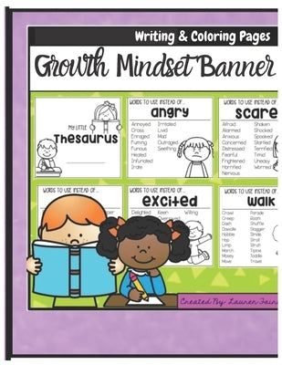 Growth Mindset Banner: Goal Setting and Reflection Journals for Kids by Steven, Mark