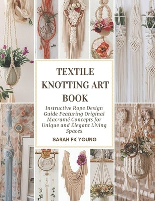 Textile Knotting Art Book: Instructive Rope Design Guide Featuring Original Macramé Concepts for Unique and Elegant Living Spaces by Young, Sarah Fk