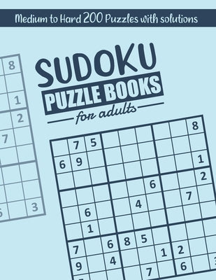 Sudoku: Sudoku Puzzle books for adults Medium to Hard: suduko puzzle books for adults medium to hard - 200 Medium to Hard Sudo by Publishing, Faro