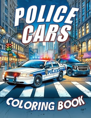 Police Cars Coloring Book by Bean, Coco