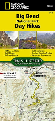 Big Bend National Park Day Hikes Map by National Geographic Maps