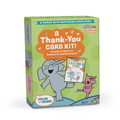 A Thank-You Card Kit: Color-In Cards with Elephant & Piggie by Mo Willems Workshop