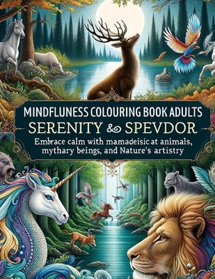 Mindfulness Coloring Book for Adults: Serenity and Splendor - Embrace Calm with Majestic Animals, Mythical Beings, and Nature's Artistry by Chan, Alan