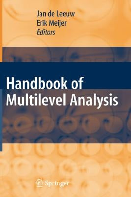 Handbook of Multilevel Analysis by Deleeuw, Jan