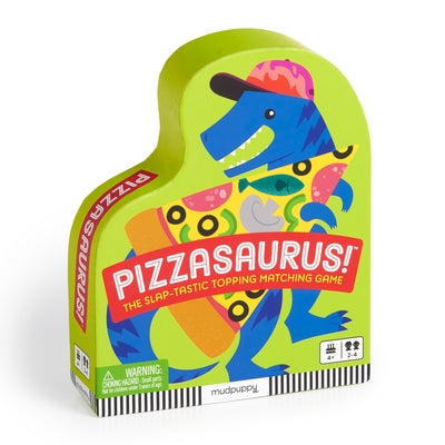 Pizzasaurus! Shaped Box Game by Mudpuppy