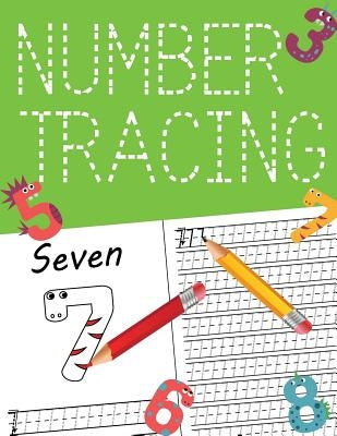 Number tracing: Tracing Book for Preschoolers and Kids, Cartoon number, Learn number 1 to 20 and coloring pratice, Easy to learning and practice by Tina K.