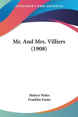 Mr. And Mrs. Villiers (1908) by Wales, Hubert