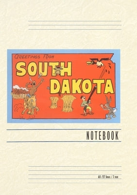 Vintage Lined Notebook Greetings from South Dakota by Found Image Press