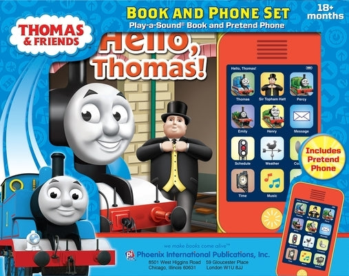 Thomas & Friends: Hello, Thomas! Book and Phone Sound Book Set: Book and Phone Set [With Toy Phone] by Pi Kids