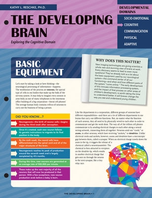 The Developing Brain: Exploring the Cognitive Domain by Reschke, Kathy L.